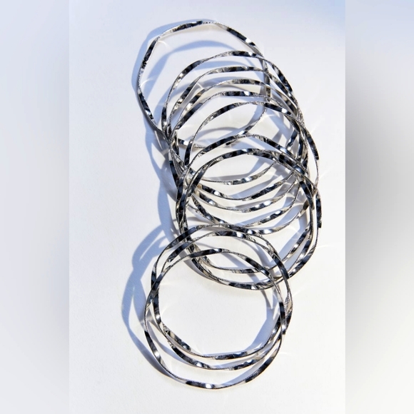 🥀 Zara metal bangles - Picture 1 of 5